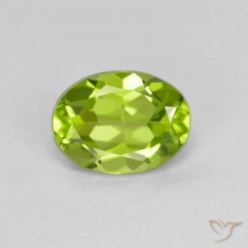 1.68ct Naturel Vert clair Péridot, ovale, VS