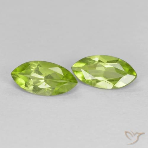 Shop natural 1.17ct Vert moyen Péridot gems, Marquise, from Chine at GemSelect. In stock, global shipping!