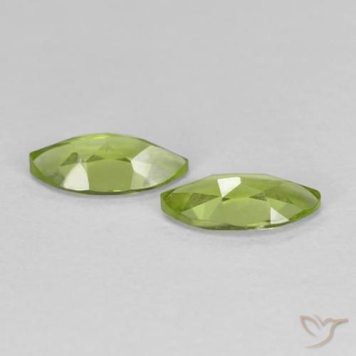 Shop natural 1.17ct Vert moyen Péridot gems, Marquise, from Chine at GemSelect. In stock, global shipping!