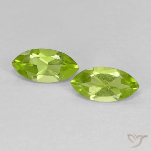 1.22ctw Naturel Vert éclatant Péridot, Marquise, VS