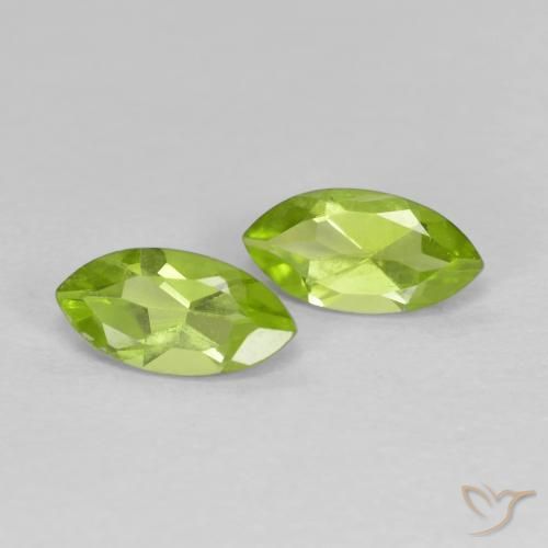 Shop natural 1.22ct Vert éclatant Péridot gems, Marquise, from Chine at GemSelect. In stock, global shipping!