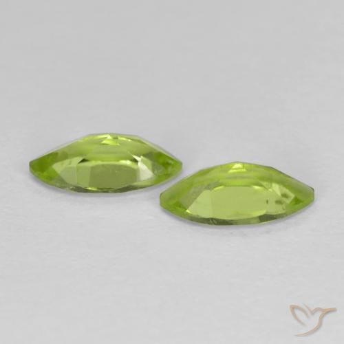 Shop natural 1.22ct Vert éclatant Péridot gems, Marquise, from Chine at GemSelect. In stock, global shipping!