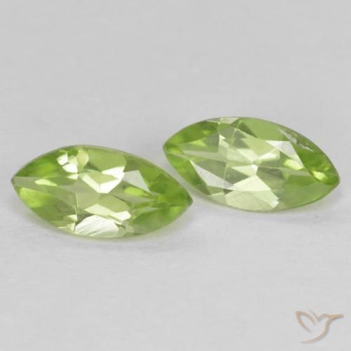 Shop natural 1.10ct Vert vif et léger Péridot gems, Marquise, from Chine at GemSelect. In stock, global shipping!
