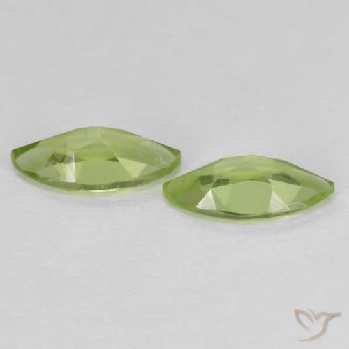 Shop natural 1.10ct Vert vif et léger Péridot gems, Marquise, from Chine at GemSelect. In stock, global shipping!