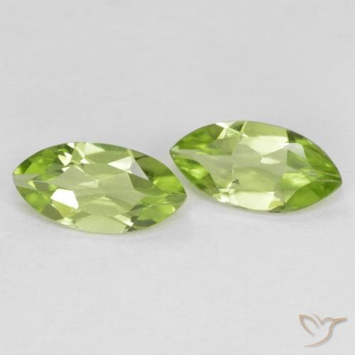 Shop natural 1.10ct Vert vif et léger Péridot gems, Marquise, from Chine at GemSelect. In stock, global shipping!