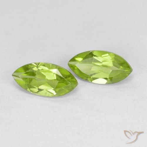 Shop natural 1.25ct Vert moyen Péridot gems, Marquise, from Chine at GemSelect. In stock, global shipping!