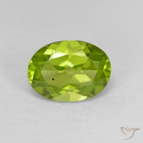 1.32ct Naturel Vert éclatant Péridot, ovale, VS