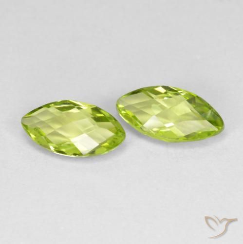 Shop natural 1.34ct Vert jaunâtre Péridot gems, Marquise, from Chine at GemSelect. In stock, global shipping!