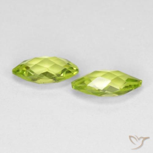 Shop natural 1.34ct Vert jaunâtre Péridot gems, Marquise, from Chine at GemSelect. In stock, global shipping!