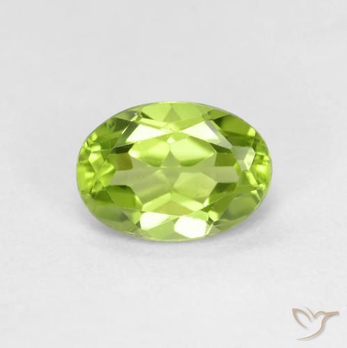 0.93ct Naturel Vert éclatant Péridot, ovale, VS