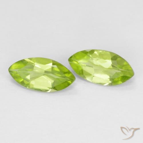 Shop natural 1.16ct Vert moyen Péridot gems, Marquise, from Chine at GemSelect. In stock, global shipping!