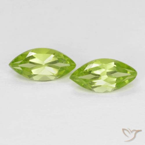 Shop natural 1.21ct Vert moyen Péridot gems, Marquise, from Chine at GemSelect. In stock, global shipping!