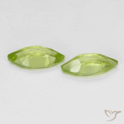 Shop natural 1.21ct Vert moyen Péridot gems, Marquise, from Chine at GemSelect. In stock, global shipping!