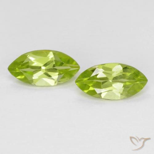 1.22ctw Naturel Vert moyen Péridot, Marquise, VS