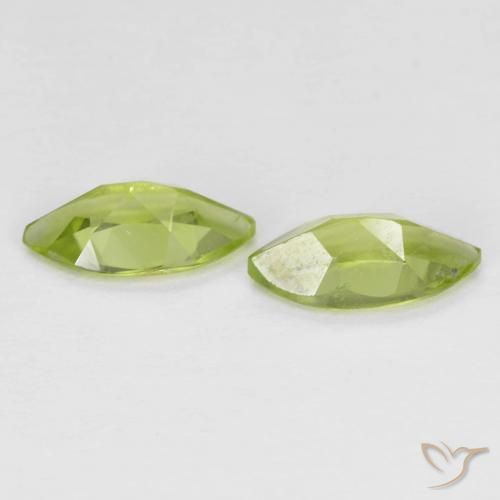 Shop natural 1.22ct Vert moyen Péridot gems, Marquise, from Chine at GemSelect. In stock, global shipping!
