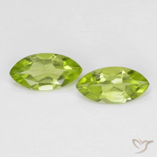 Shop natural 1.11ct Vert moyen Péridot gems, Marquise, from Chine at GemSelect. In stock, global shipping!