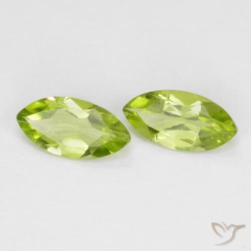 Shop natural 1.11ct Vert moyen Péridot gems, Marquise, from Chine at GemSelect. In stock, global shipping!