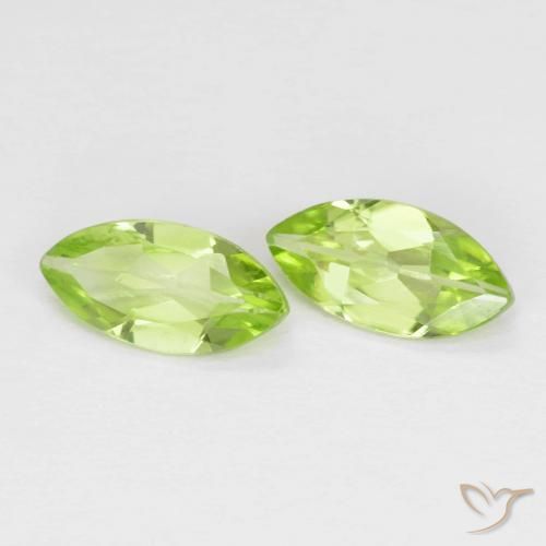 Shop natural 1.09ct Vert vif et léger Péridot gems, Marquise, from Chine at GemSelect. In stock, global shipping!