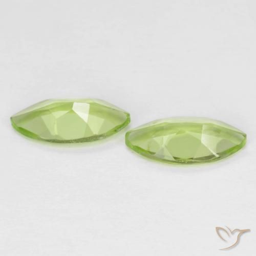 Shop natural 1.09ct Vert vif et léger Péridot gems, Marquise, from Chine at GemSelect. In stock, global shipping!