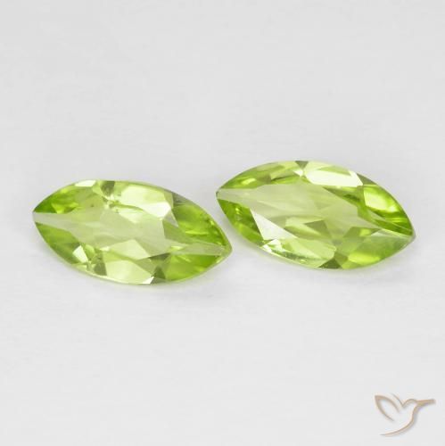 Shop natural 1.02ct Vert moyen Péridot gems, Marquise, from Chine at GemSelect. In stock, global shipping!