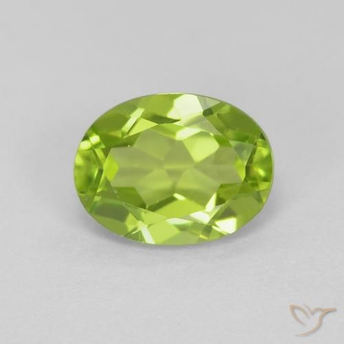1.49ct Naturel Vert éclatant Péridot, ovale, VS