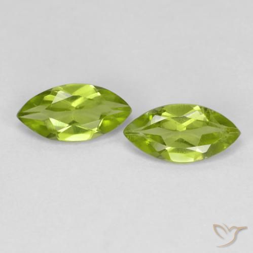 Shop natural 1.09ct Vert éclatant Péridot gems, Marquise, from Chine at GemSelect. In stock, global shipping!