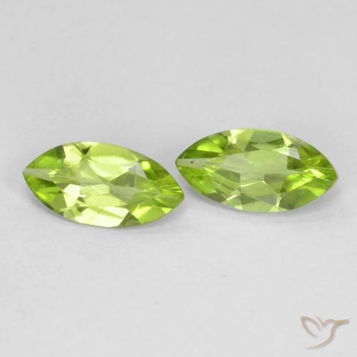 Shop natural 1.10ct Vert moyen Péridot gems, Marquise, from Chine at GemSelect. In stock, global shipping!