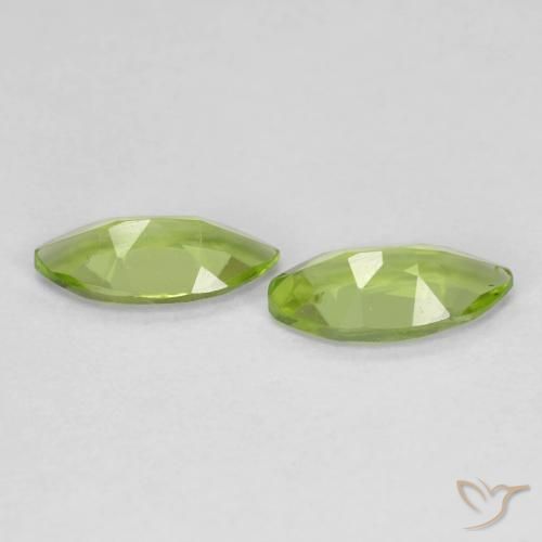 Shop natural 1.10ct Vert moyen Péridot gems, Marquise, from Chine at GemSelect. In stock, global shipping!