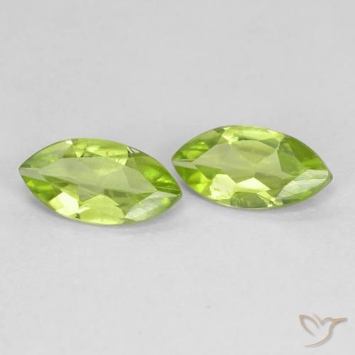 Shop natural 1.14ct Vert moyen Péridot gems, Marquise, from Chine at GemSelect. In stock, global shipping!