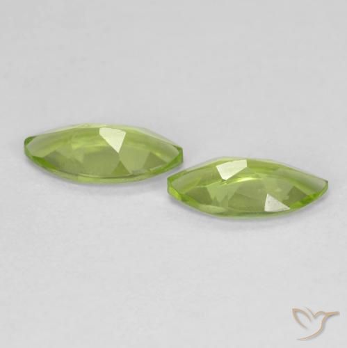 Shop natural 1.14ct Vert moyen Péridot gems, Marquise, from Chine at GemSelect. In stock, global shipping!