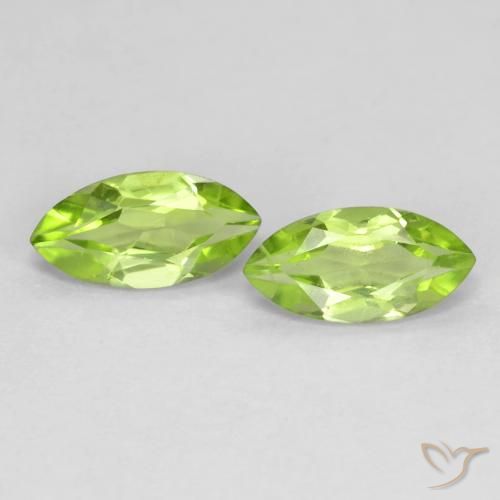 Shop natural 1.26ct Vert vif et léger Péridot gems, Marquise, from Chine at GemSelect. In stock, global shipping!