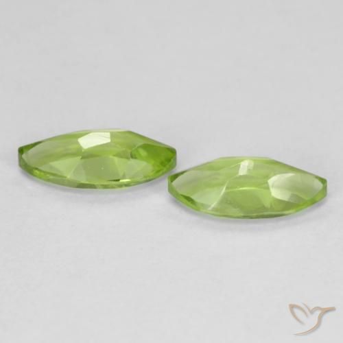 Shop natural 1.26ct Vert vif et léger Péridot gems, Marquise, from Chine at GemSelect. In stock, global shipping!