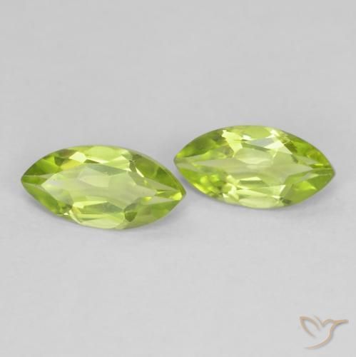 Shop natural 1.15ct Vert éclatant Péridot gems, Marquise, from Chine at GemSelect. In stock, global shipping!