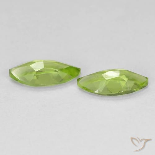 Shop natural 1.15ct Vert éclatant Péridot gems, Marquise, from Chine at GemSelect. In stock, global shipping!
