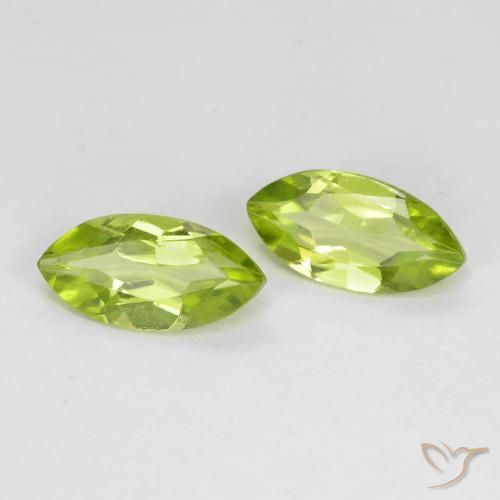 Shop natural 1.20ct Vert vif et léger Péridot gems, Marquise, from Chine at GemSelect. In stock, global shipping!