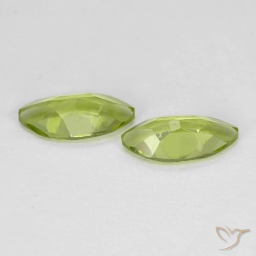 Shop natural 1.20ct Vert vif et léger Péridot gems, Marquise, from Chine at GemSelect. In stock, global shipping!