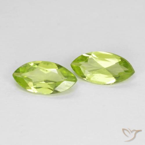 Shop natural 1.15ct Vert vif et léger Péridot gems, Marquise, from Chine at GemSelect. In stock, global shipping!