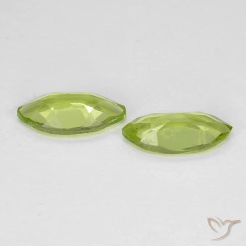 Shop natural 1.15ct Vert vif et léger Péridot gems, Marquise, from Chine at GemSelect. In stock, global shipping!