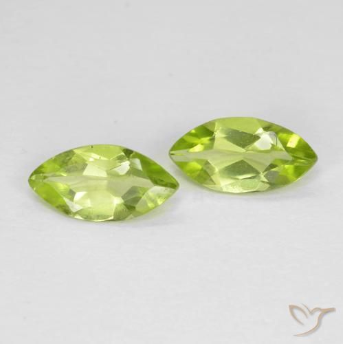 Shop natural 1.00ct Vert clair Péridot gems, Marquise, from Chine at GemSelect. In stock, global shipping!
