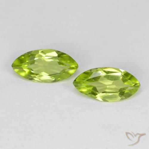 1.15ctw Naturel Vert clair Péridot, Marquise, VVS-VS