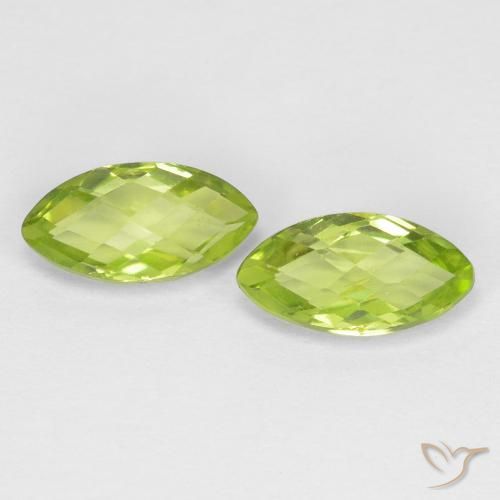 Shop natural 1.26ct Vert jaunâtre Péridot gems, Marquise, from Chine at GemSelect. In stock, global shipping!