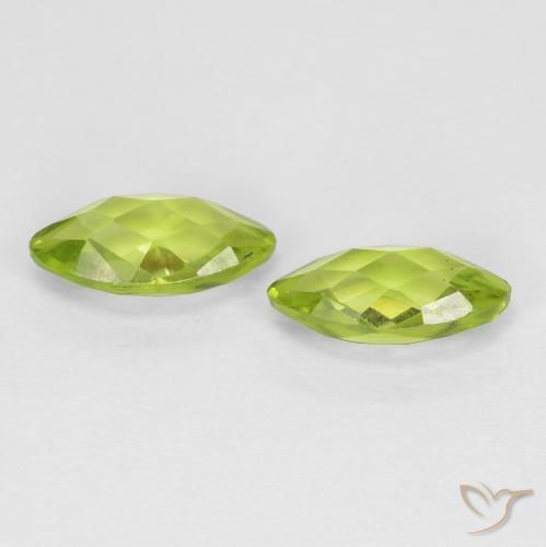 Shop natural 1.33ct Vert jaunâtre Péridot gems, Marquise, from Chine at GemSelect. In stock, global shipping!