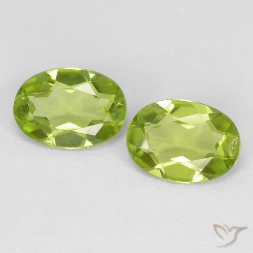 1.49ctw Naturel Vert éclatant Péridot, ovale, VS