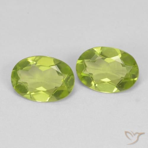 Achetez naturel 1,36ct vert péridot gems, coupe ovale, en provenance chine chez gemselect. en stock, livraison internationale!