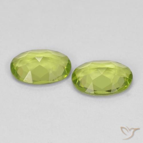 Achetez naturel 1,36ct vert péridot gems, coupe ovale, en provenance chine chez gemselect. en stock, livraison internationale!