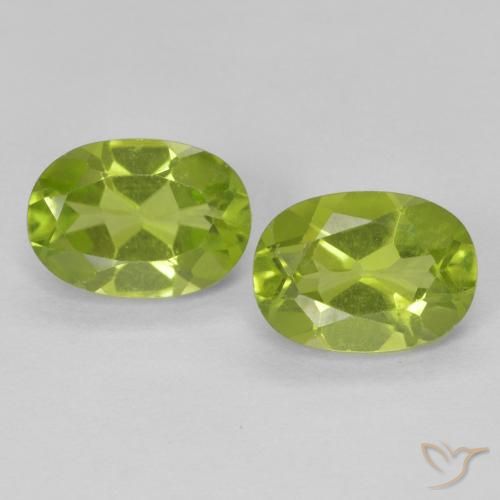 1.89ctw Naturel Vert éclatant Péridot, ovale, VS