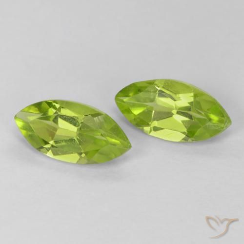 Achetez naturel 1,24ct vert péridot gems, marquise, en provenance chine chez gemselect. en stock, livraison internationale!