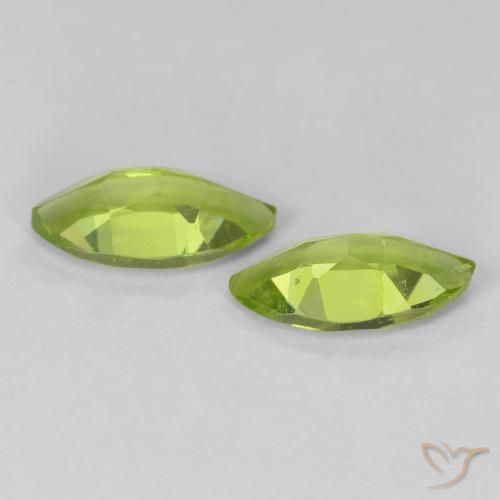 Achetez naturel 1,24ct vert péridot gems, marquise, en provenance chine chez gemselect. en stock, livraison internationale!