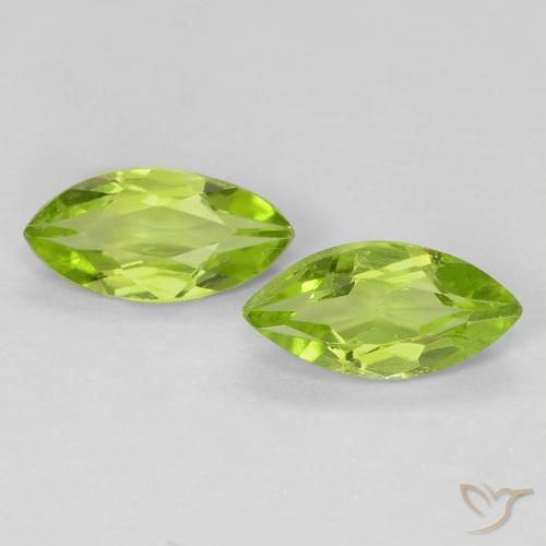 1.14ctw Naturel Vert clair Péridot, Marquise, VS