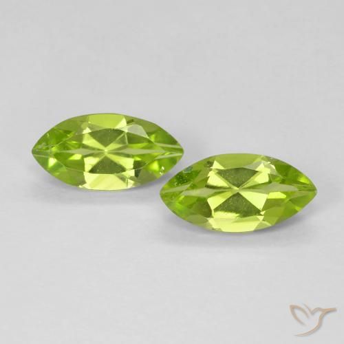 Shop natural 1.26ct Vert moyen Péridot gems, Marquise, from Chine at GemSelect. In stock, global shipping!